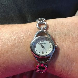 Dressy silver watch-new battery